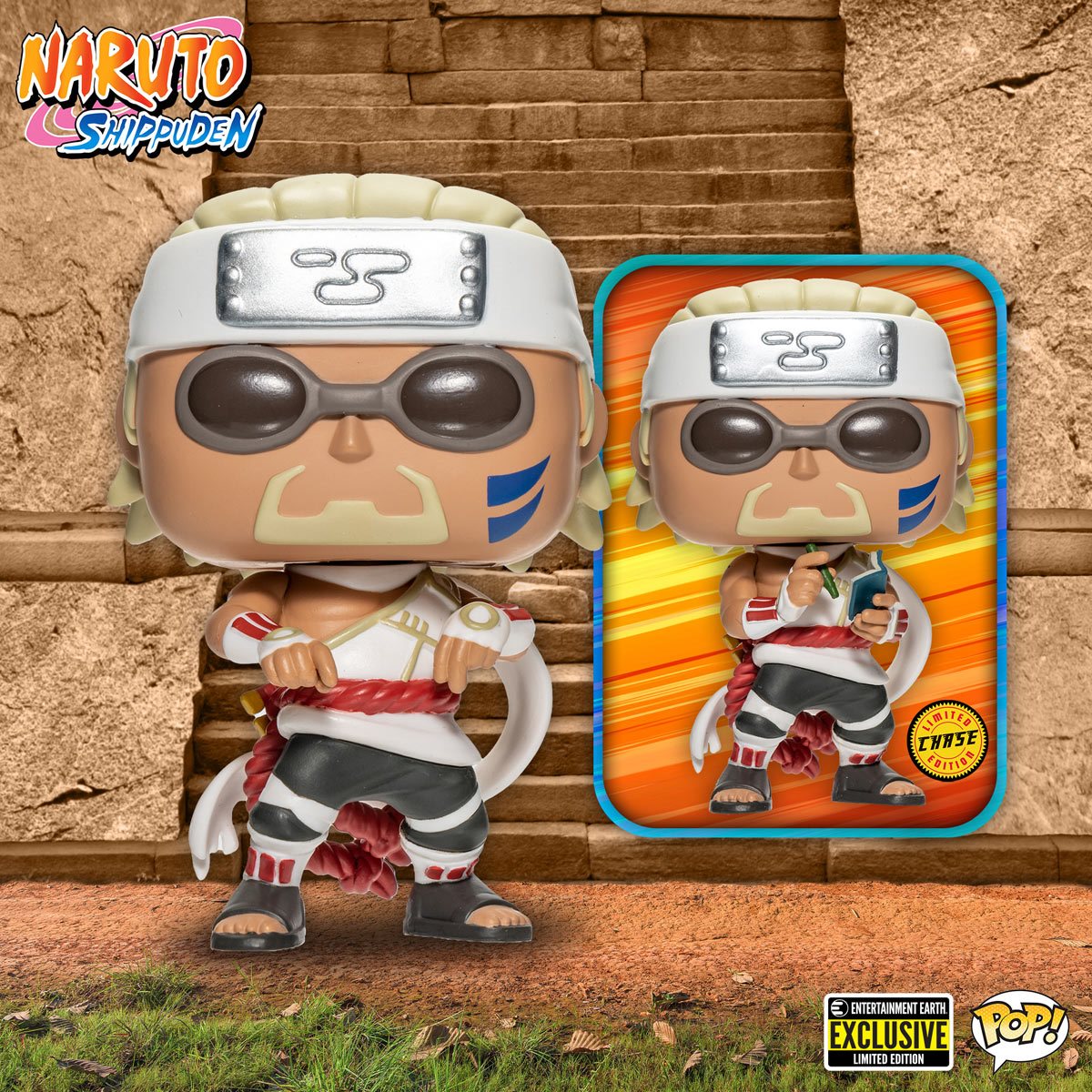 Funko POP! Animation Naruto Killer Bee Vinyl Figure - Entertainment Earth Exclusive