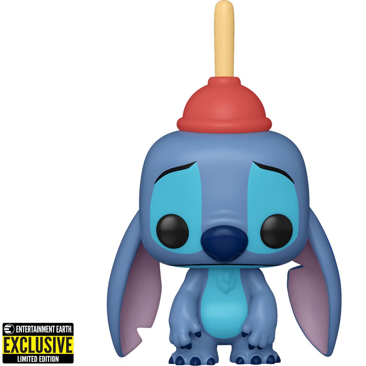 Funko POP! Disney Lilo & Stitch Stitch with Plunger Vinyl Figure #1354 - Entertainment Earth Exclusive