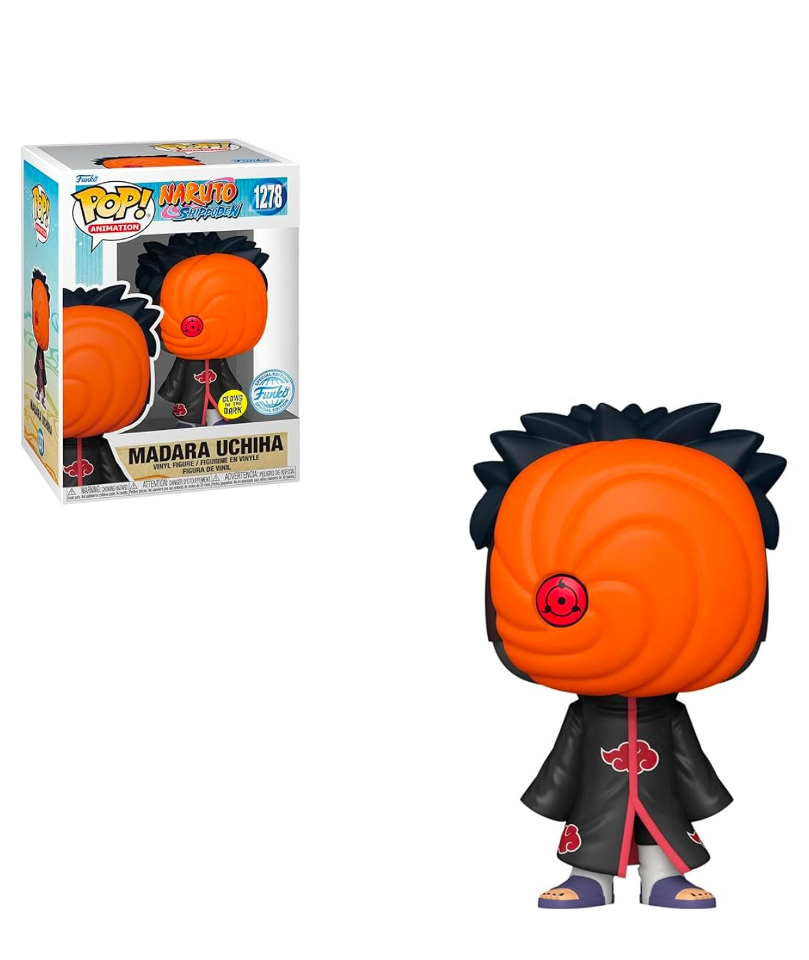 Funko POP! Animation Naruto Madara Uchiha Glow in the dark Special Edition
