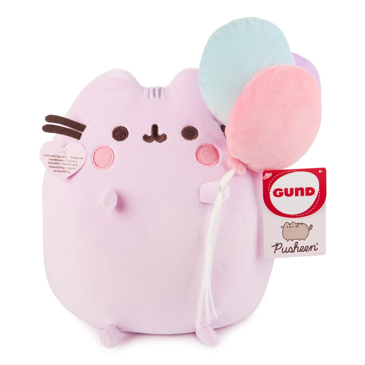 GUND Pusheen 15th Anniversary Squisheen, 9.5 in