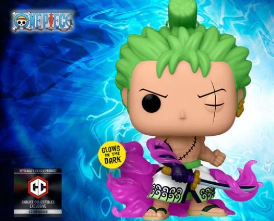 Funko Pop! Chalice Collectibles Exclusive: One Piece - ZORO (ENMA) (GITD)