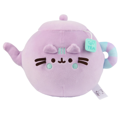 GUND Pusheen Kitchen: Teapot Squisheen, 6 inch