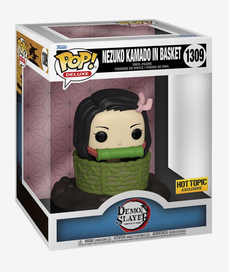Funko Demon Slayer: Kimetsu No Yaiba Pop! Animation Nezuko Kamado (In Basket) Vinyl Figure Hot Topic Exclusive