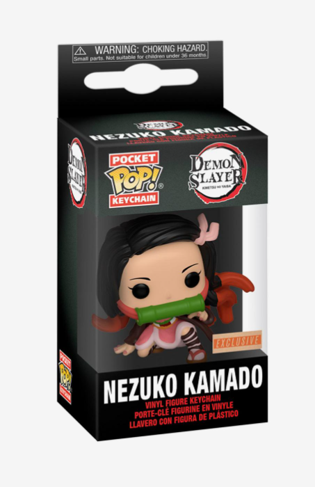 Funko Pocket POP! Animation Demon Slayer "Nezuko (Crouching)" Keychain Boxlunch Exclusive