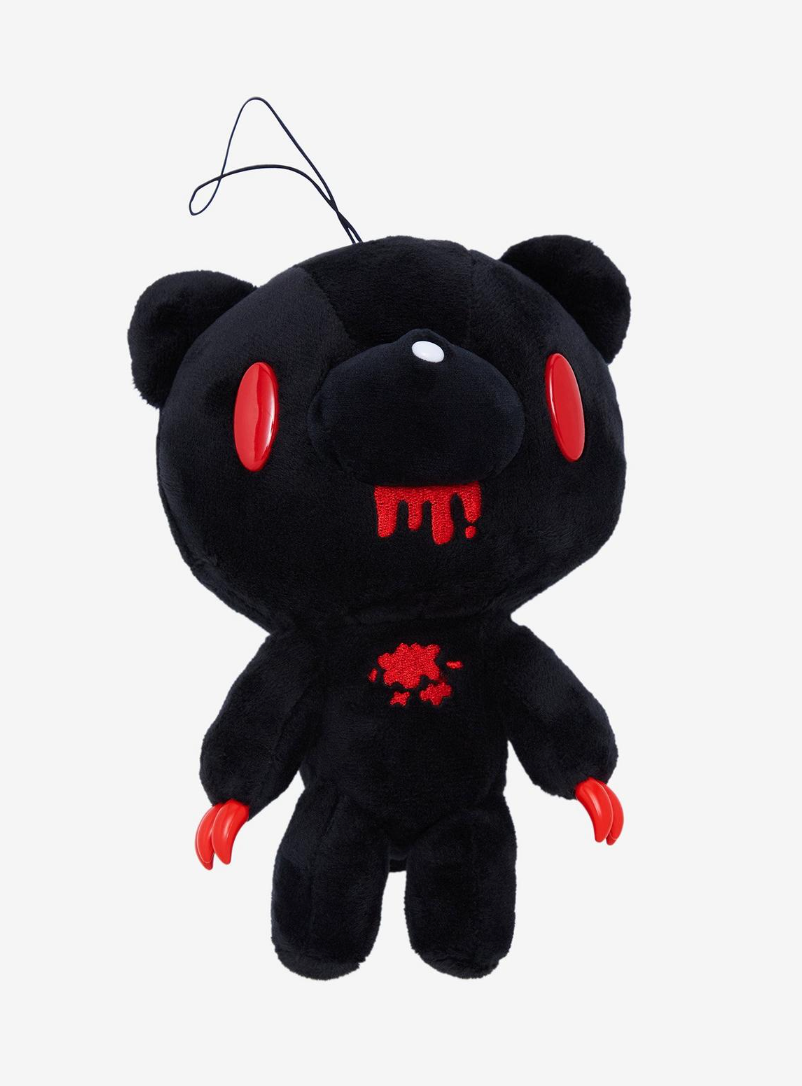 Gloomy Bear Black & Red Plush