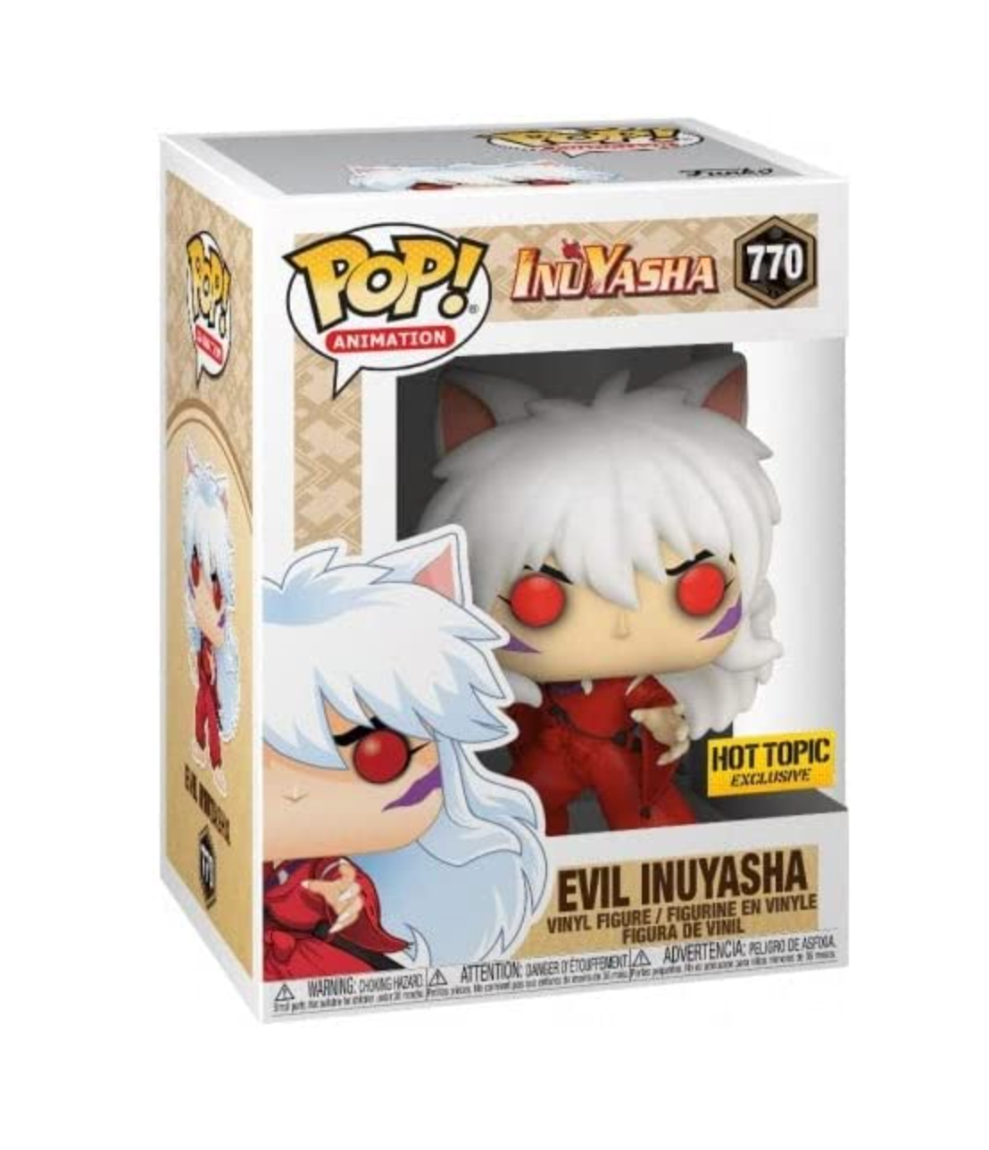 Funko POP! Animation Demon Inuyasha Vinyl Figure Hot Topic Exclusive