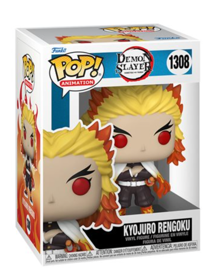 Funko POP! Animation Demon Slayer: Kimetsu no Yaiba Kyojuro Rengoku Vinyl Figure
