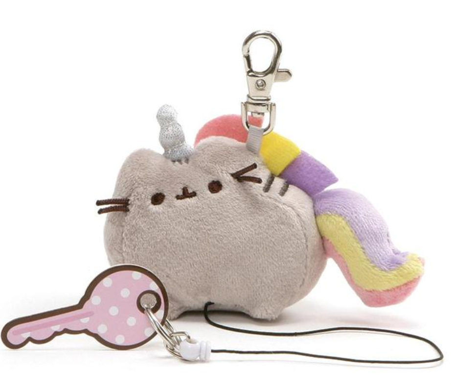 GUND Pusheenicorn Key Holder Keychain, 4"