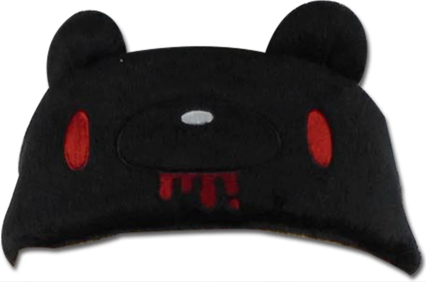 Gloomy Bear Black & Red Head Band