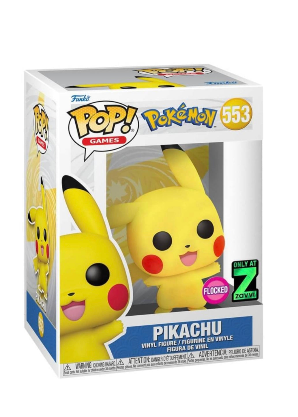 Funko POP! Pokemon Pikachu Flocked Zavvi