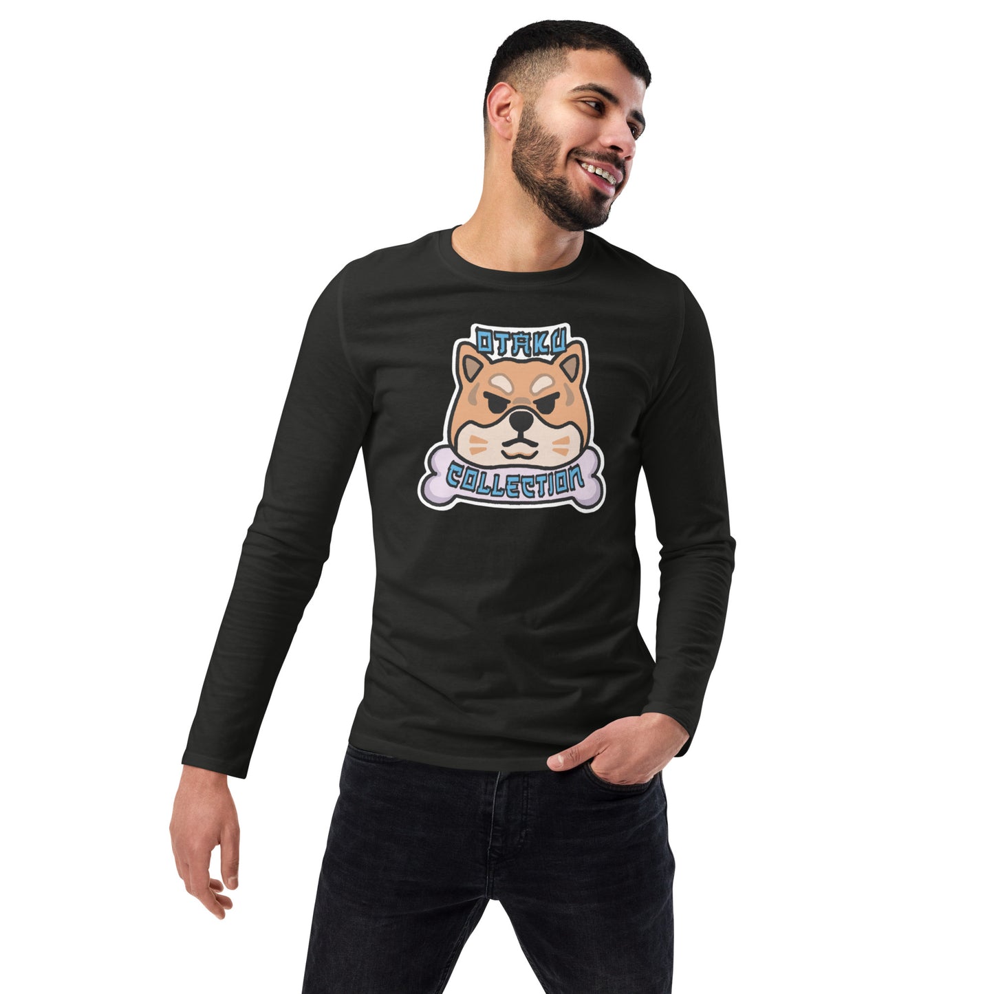 Unisex fashion long sleeve shirt with Otaku Collection logo