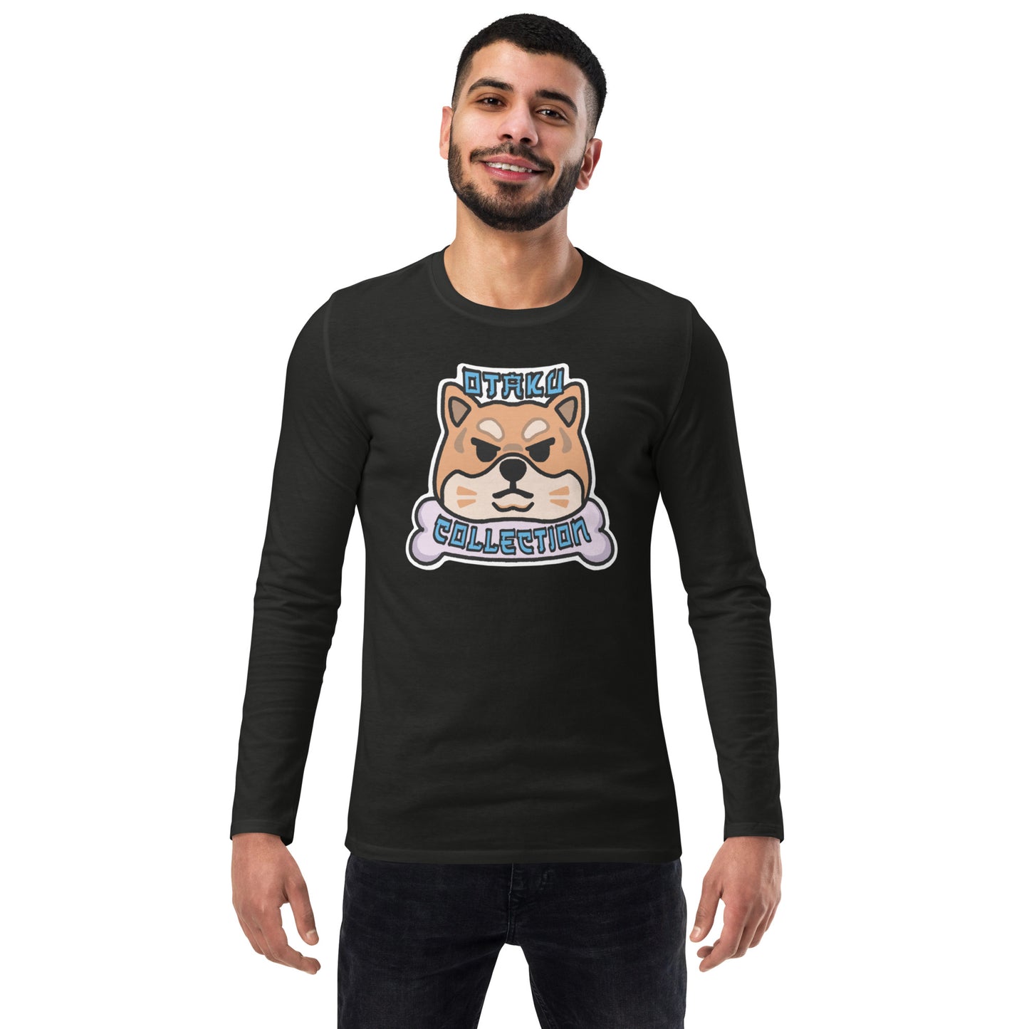 Unisex fashion long sleeve shirt with Otaku Collection logo