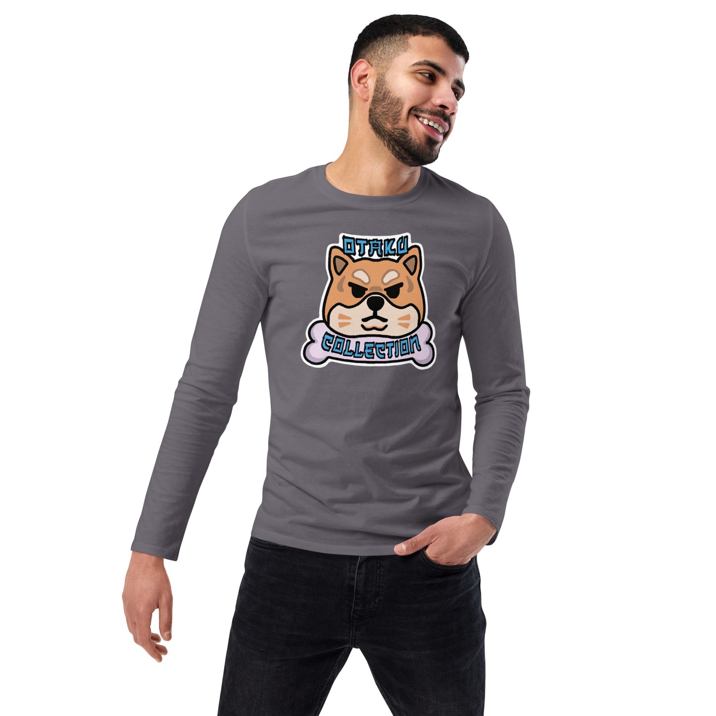 Unisex fashion long sleeve shirt with Otaku Collection logo