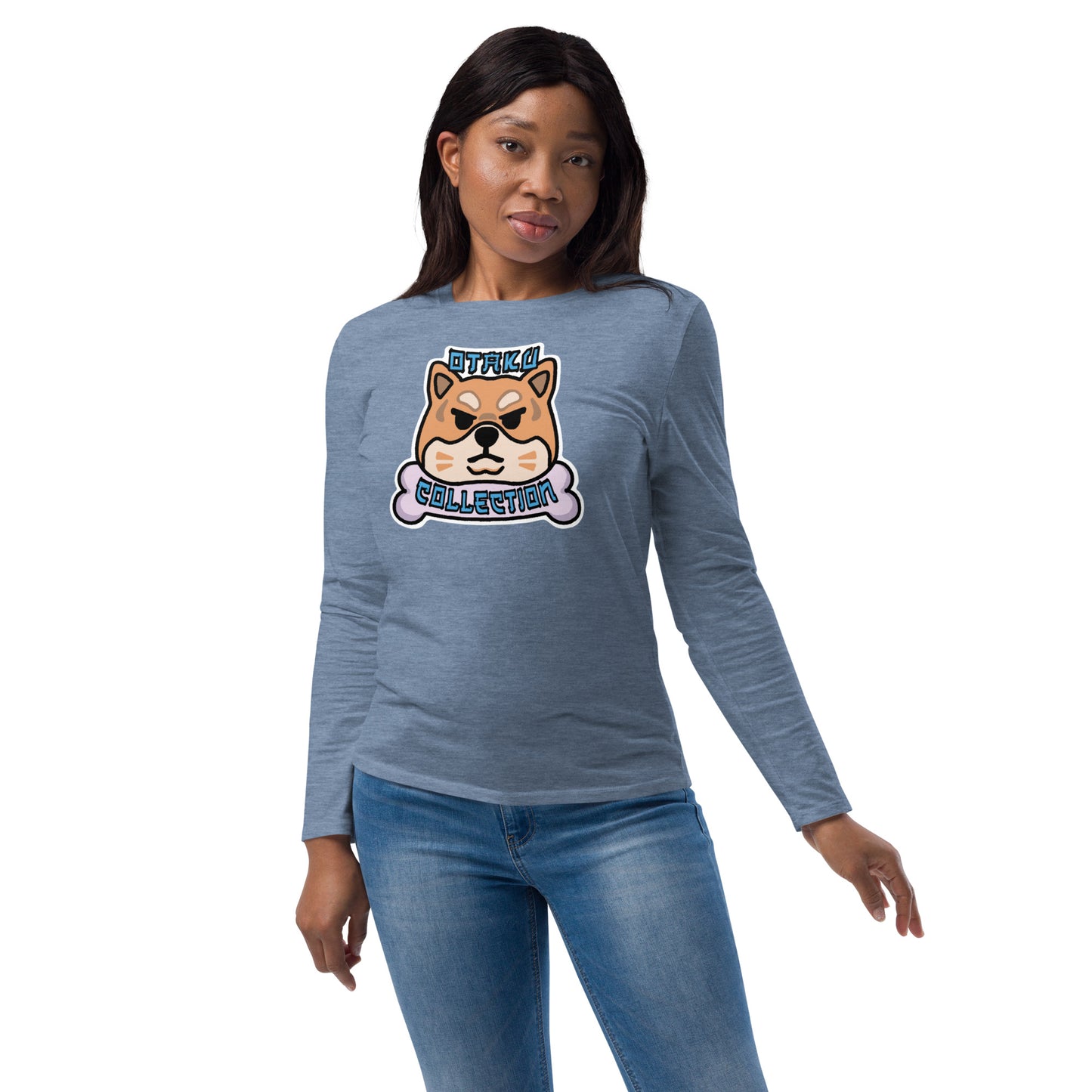 Unisex fashion long sleeve shirt with Otaku Collection logo