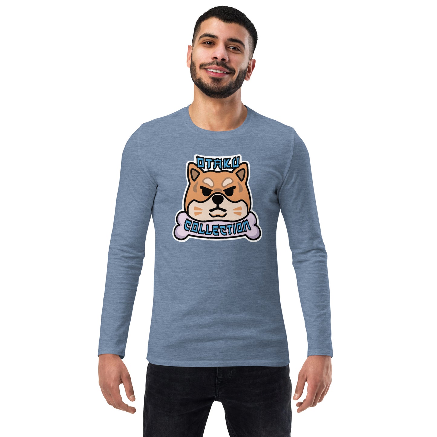 Unisex fashion long sleeve shirt with Otaku Collection logo