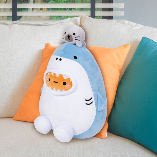 Smoko Midi Mochi Blue Shark Tayto Exclusive 10-Inch Plush