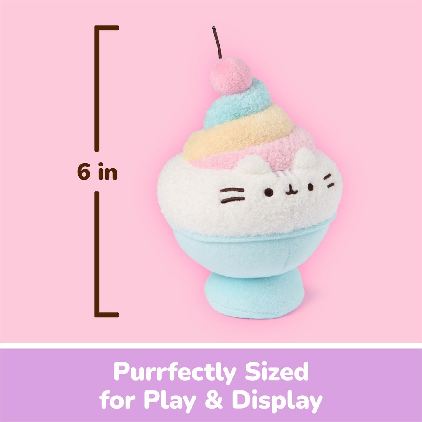 Pusheen Shaved Ice, 6" inch