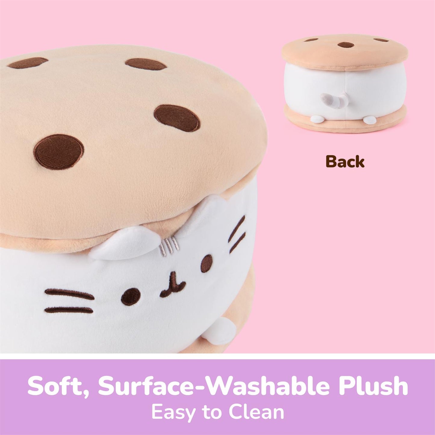 Pusheen Cookie Ice Cream Sandwich Squisheen, 11" inch