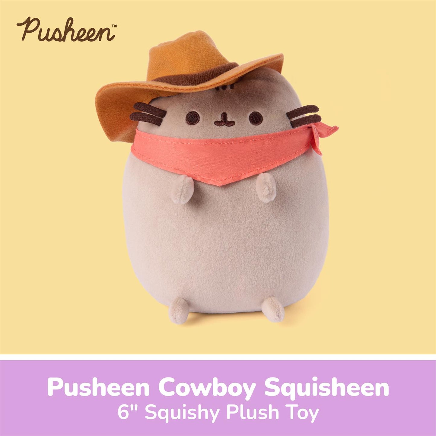 Pusheen Cowboy Pusheen, 6" inch
