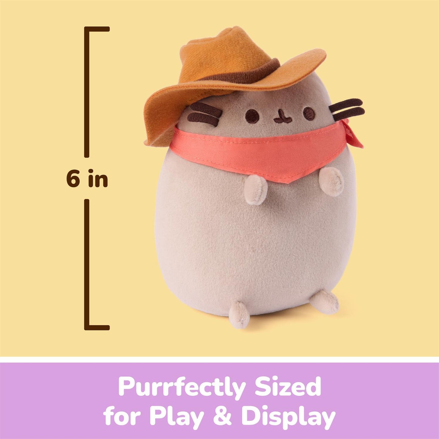 Pusheen Cowboy Pusheen, 6" inch