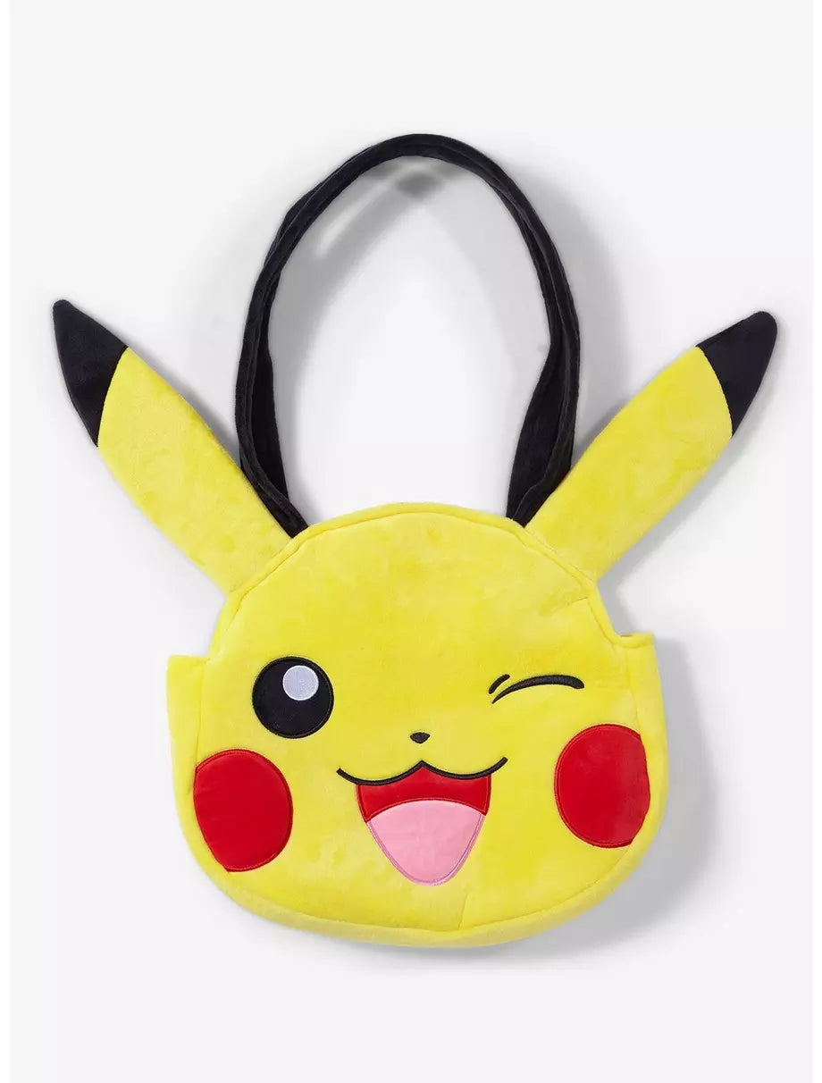 Pokemon Pikachu Plush Tote Bag