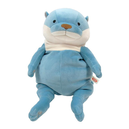 Morisaka Global Mochi Kawauso Otter Plush Toy Blueberry Large Plush