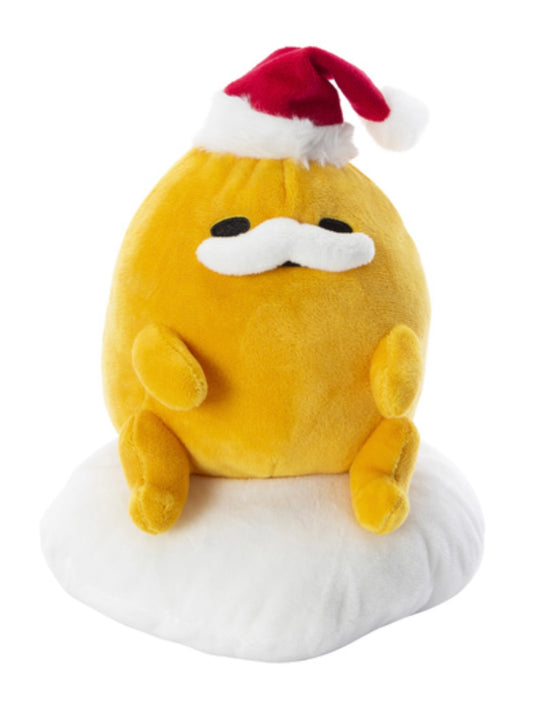 Sanrio Gudetama The Lazy Egg Santa plush