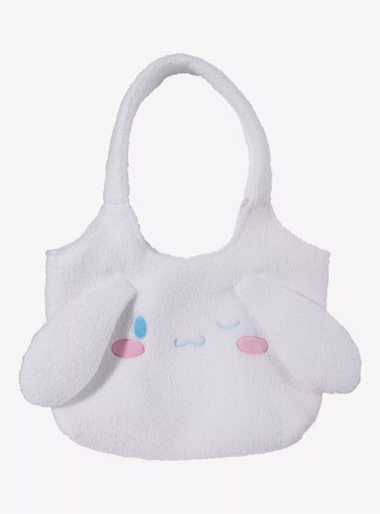 Cinnamoroll Face Sherpa Tote Bag