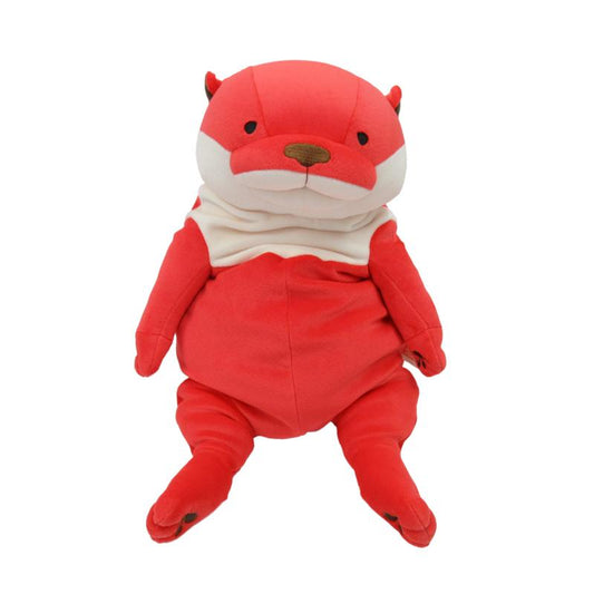 Morisaka Global Mochi Kawauso Otter Plush Toy Strawberry Large Plush