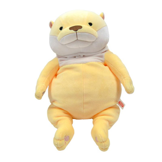 Morisaka Global Mochi Kawauso Otter Plush Toy Banana Large Plush