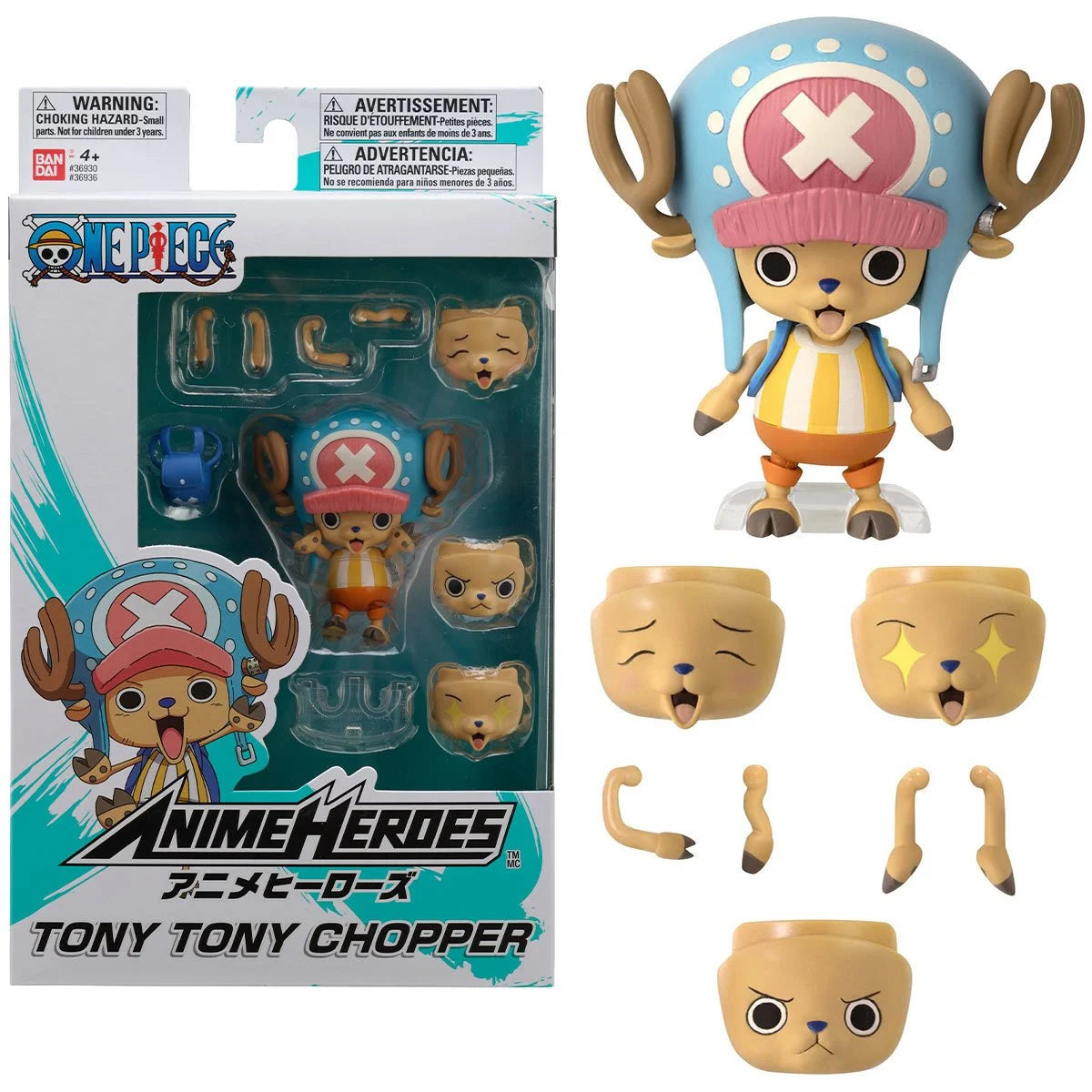 Bandai One Piece Anime Heroes Tony Tony Chopper Action Figure