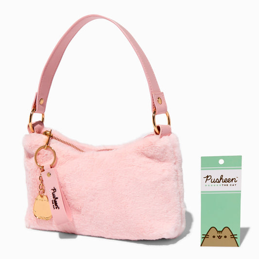 Pusheen Pink Sherpa Shoulder Bag