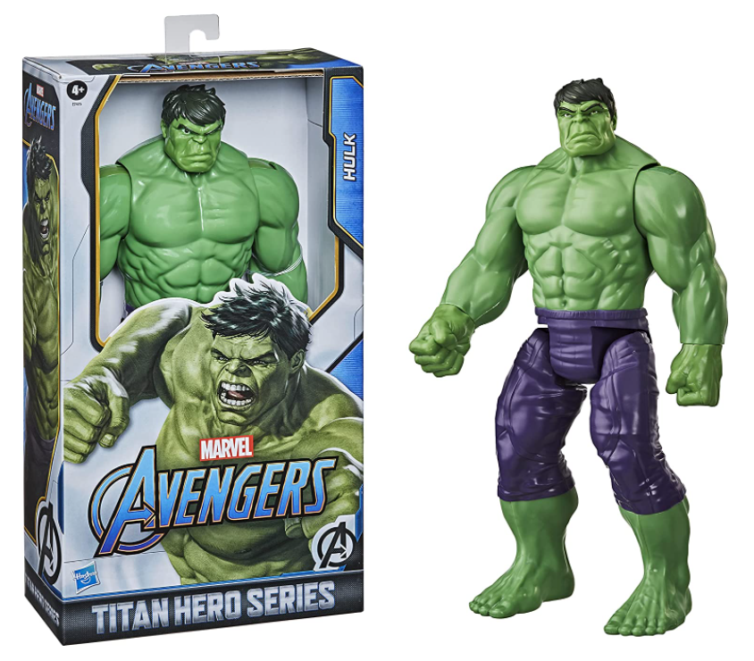Marvel Avengers Titan Hero Series Blast Gear Deluxe Hulk Action Figure, 30-cm Toy,