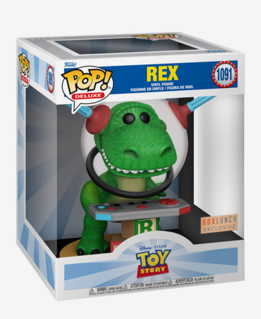 Funko Pop! Deluxe Disney Pixar Toy Story 2 Rex with Game Controller Vinyl Figure - BoxLunch Exclusive
