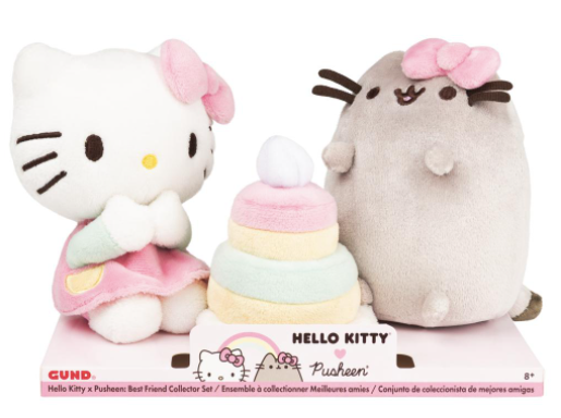GUND Hello Kitty X Pusheen Best Friend Collector Set