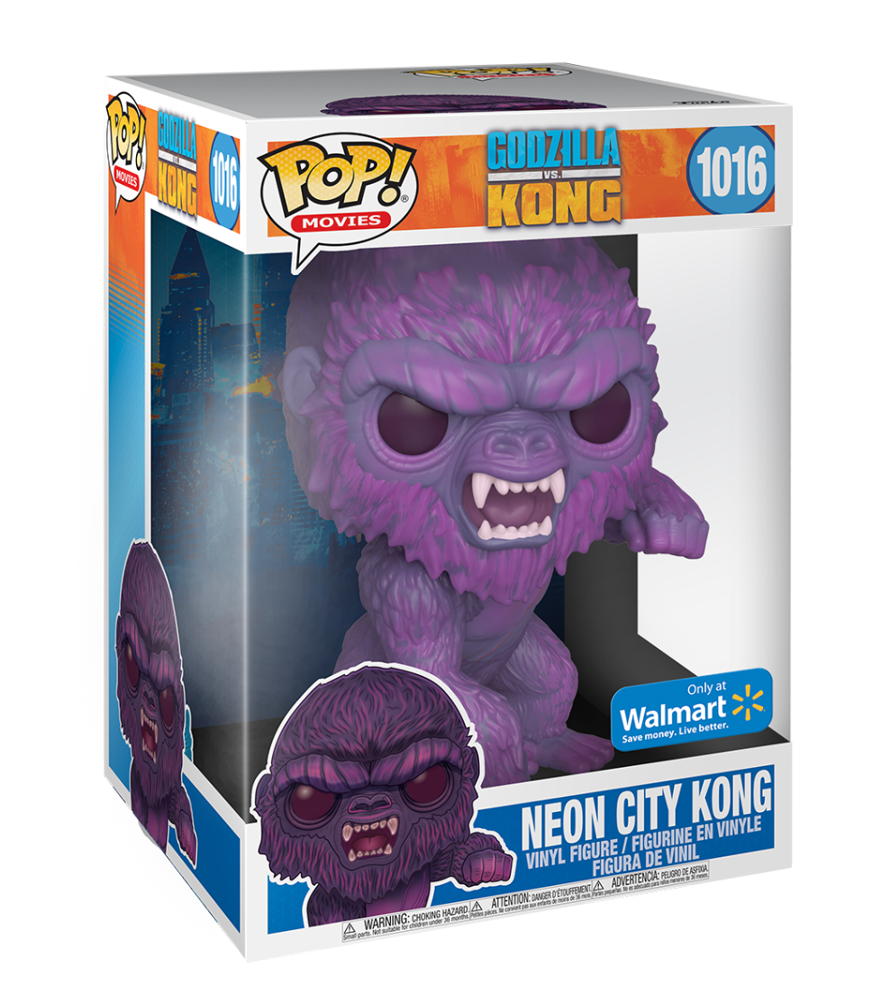 Funko POP! Jumbo: Godzilla vs. Kong - Kong (City Lights) - Walmart Exclusive