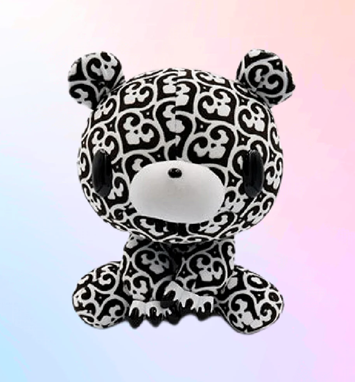 Gloomy Bear Chax GP - Textillic Skullhearts plush 11 inch