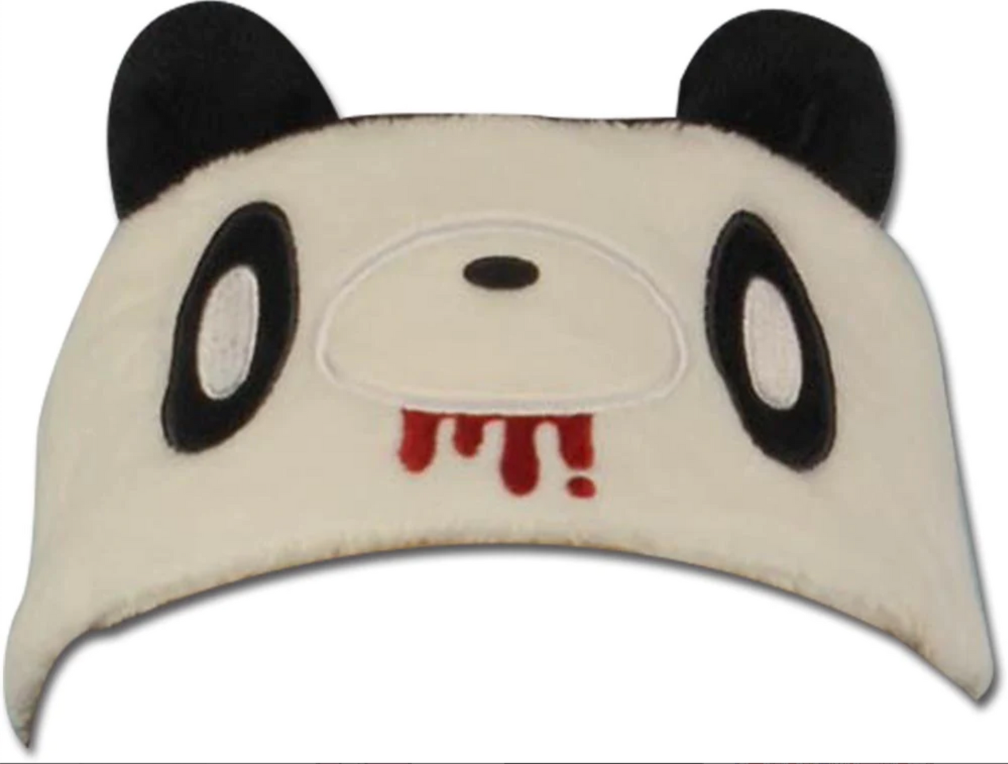 Gloomy Bear Black & White Panda Head Band