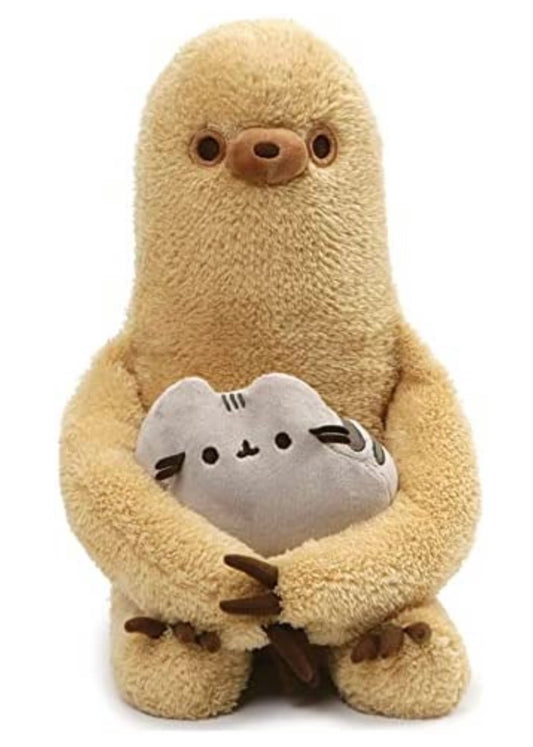 GUND Pusheen with Sloth, set of 2, 13 inch